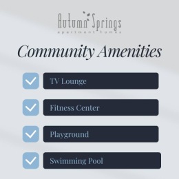 a list of amenities